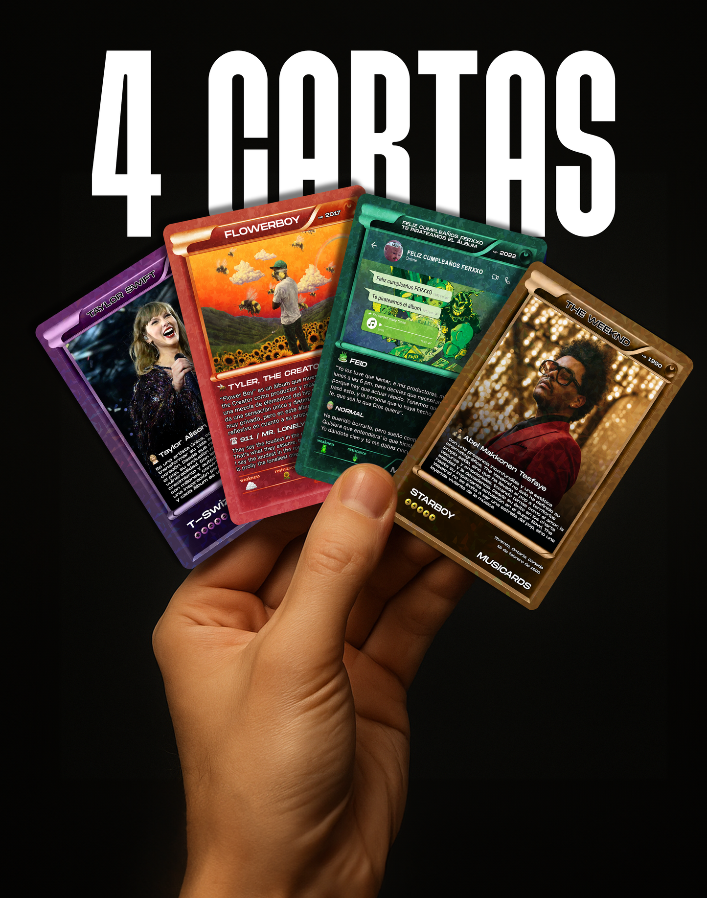 Sobre Sorpresa - 4 Cartas Al Azar